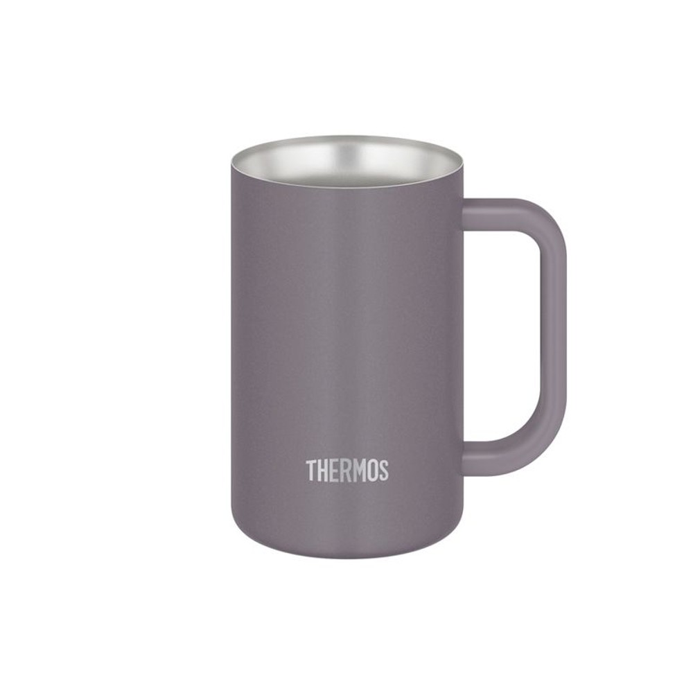 サーモス　真空断熱ジョッキ ＪＤＫー６０２Ｃ ＧＹ, グレー, 600ml