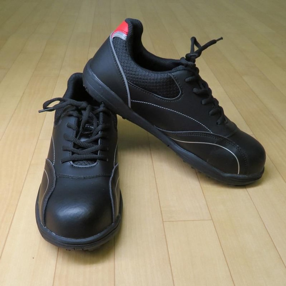 耐油底のセーフティシューズ　ブラック2, ブラック（24.5）, 24.5cm