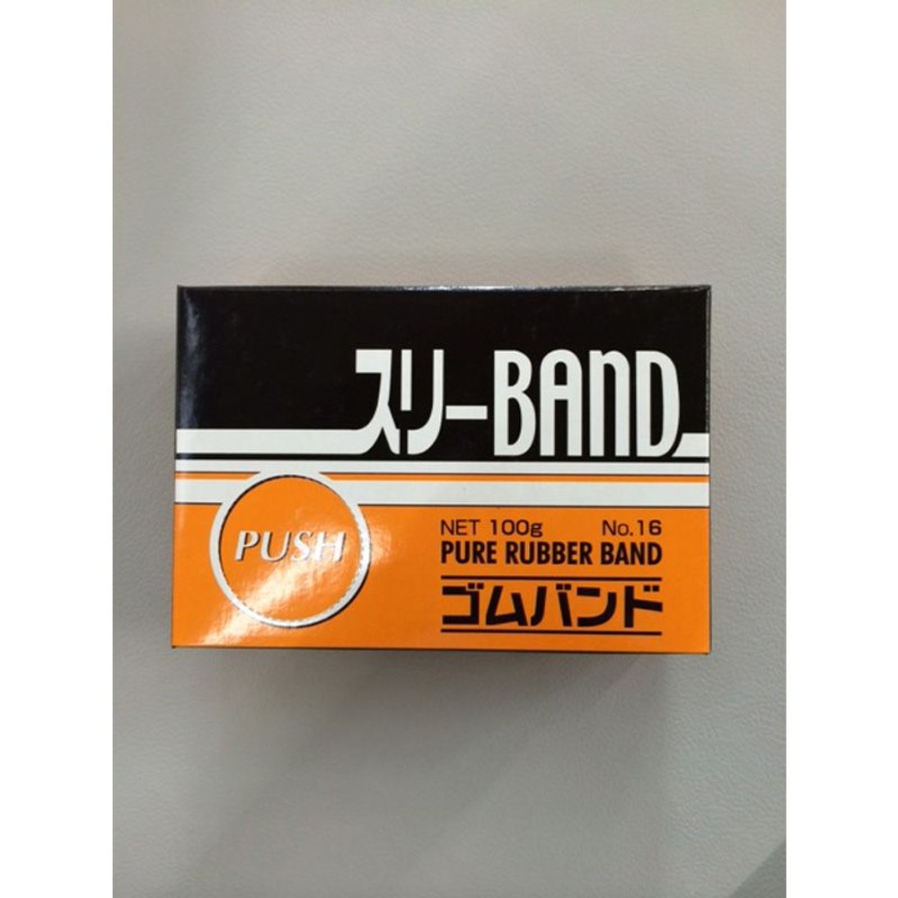 輪ゴム　スリーバンド　１００ｇ, アメ色（14）, No.14