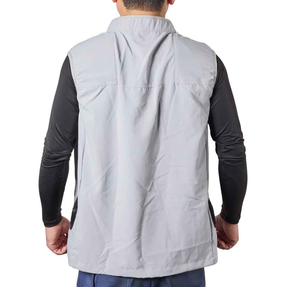 【2026年モデル】ウイザ　WIZ'A　スタンダード空調ウェア　ベスト　グレー, グレー, Sサイズ