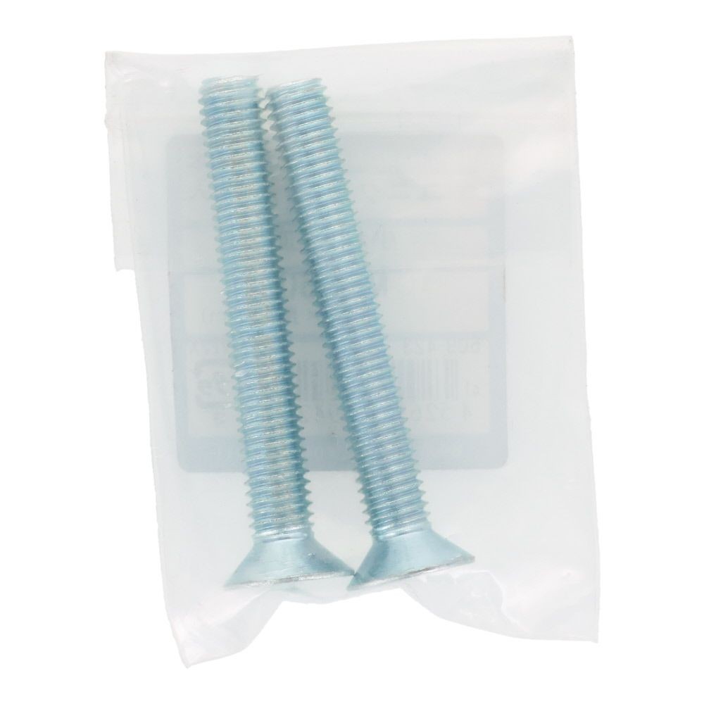 小ねじ　皿　ユニクロ　Ｍ８&times;６０ｍｍ　２本入, シルバー, M8&times;60mm