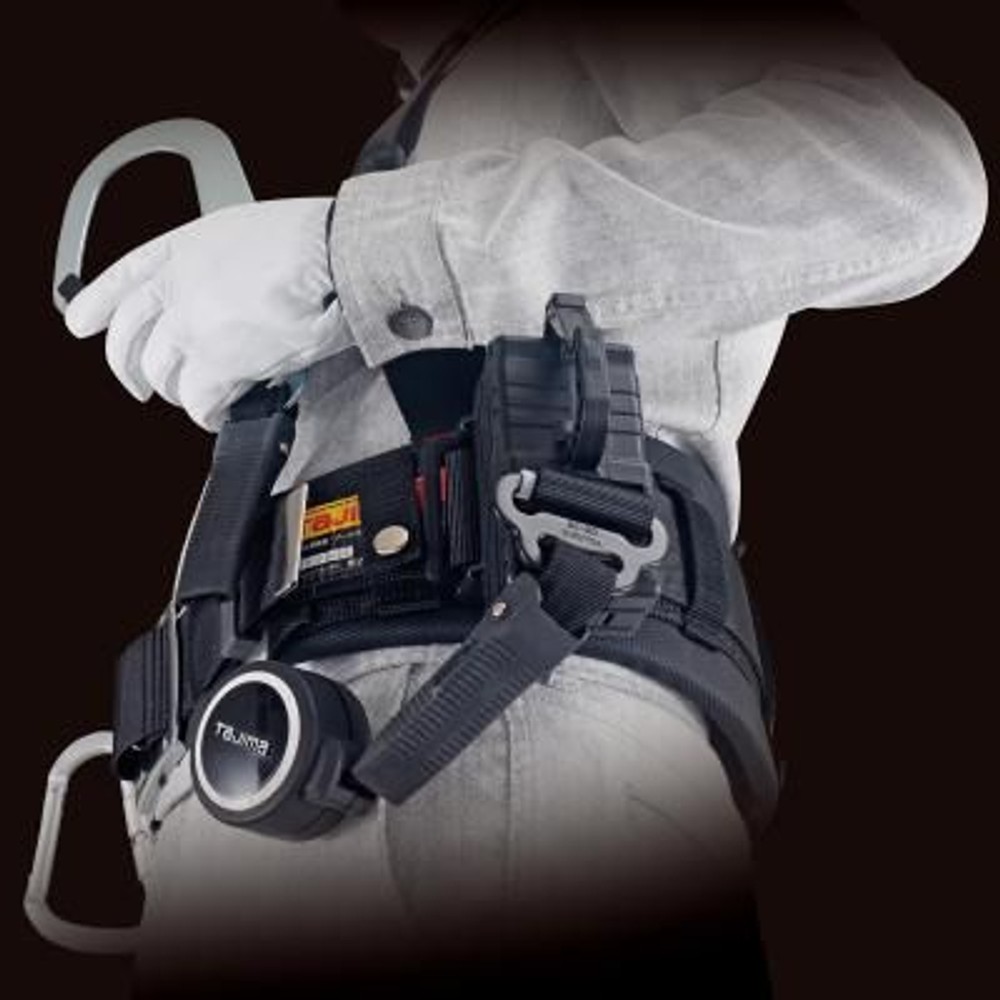 TAJIMA（タジマ） 胴ベルト用ERリール縦型 L1　B1ER150-TL1, ブラック, 胴ベルト用