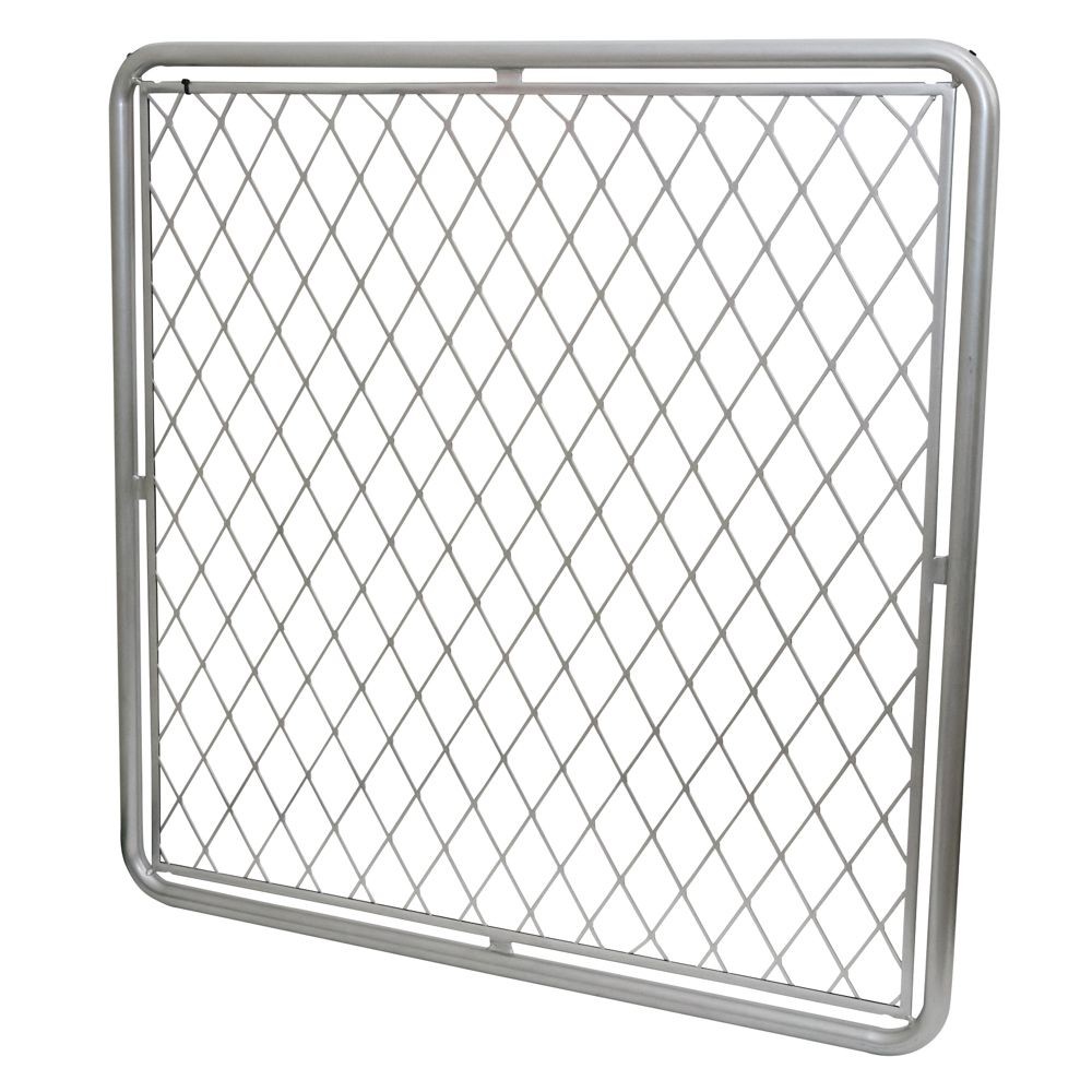 カスタムフェンス シルバー 幅９０ｃｍ×２５．４Φ, シルバー(90), 90cm