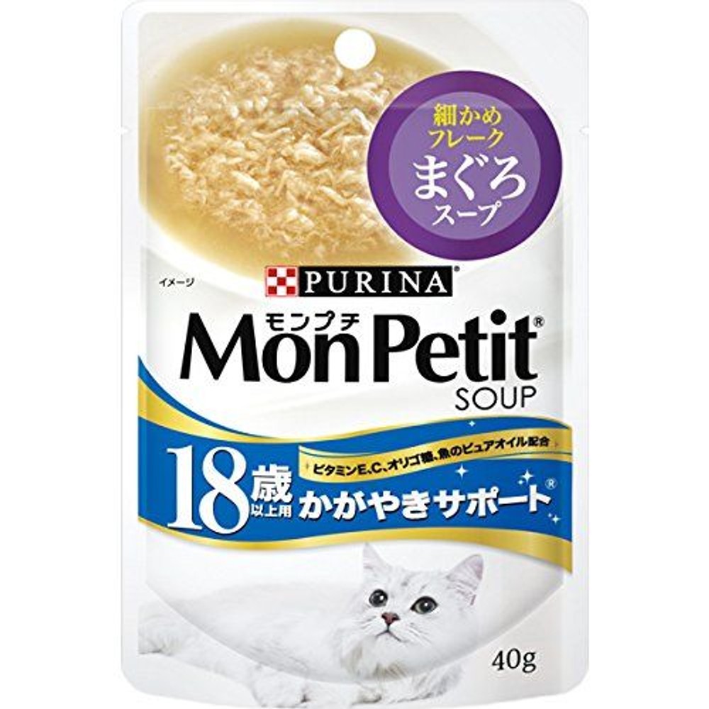 モンプチ　スープ　１８歳以上　かがやきサポート　４０ｇ, -, 40g