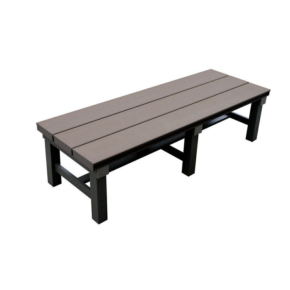 人工木幅広縁台, ブラウン（120cm）, 120cm