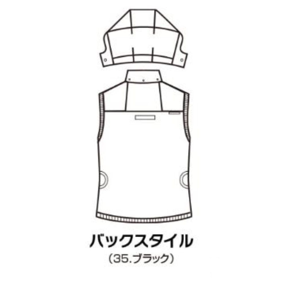 BURTLE AIRCRAFT バートル エアークラフト AC1154 ブラック, ブラック, Mサイズ