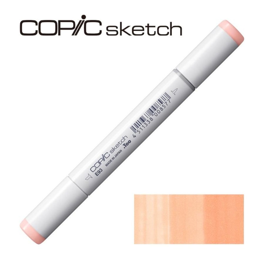 コピックスケッチ E93 ティーローズ,  E93 ティーローズ, スケッチ