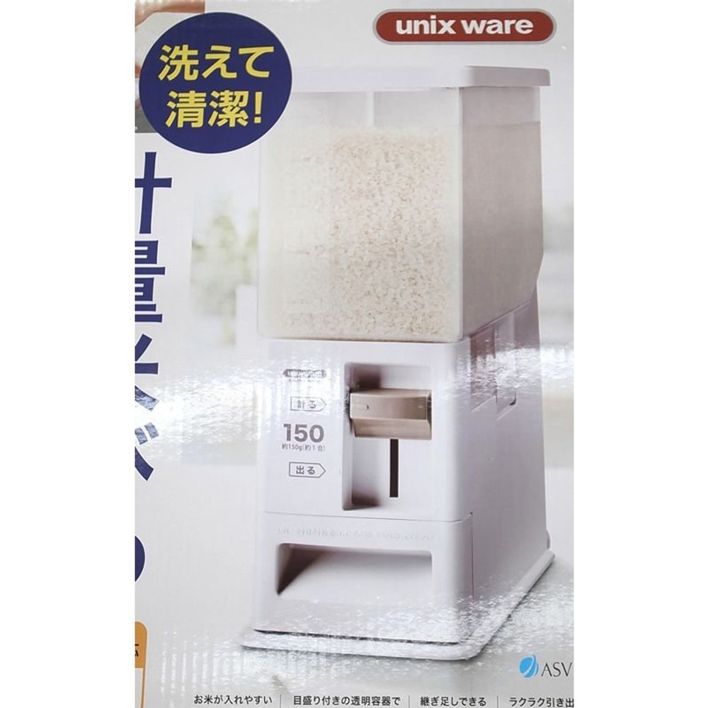 アスベル　計量米びつ　ホワイト, その他カラー１, 6.0kg