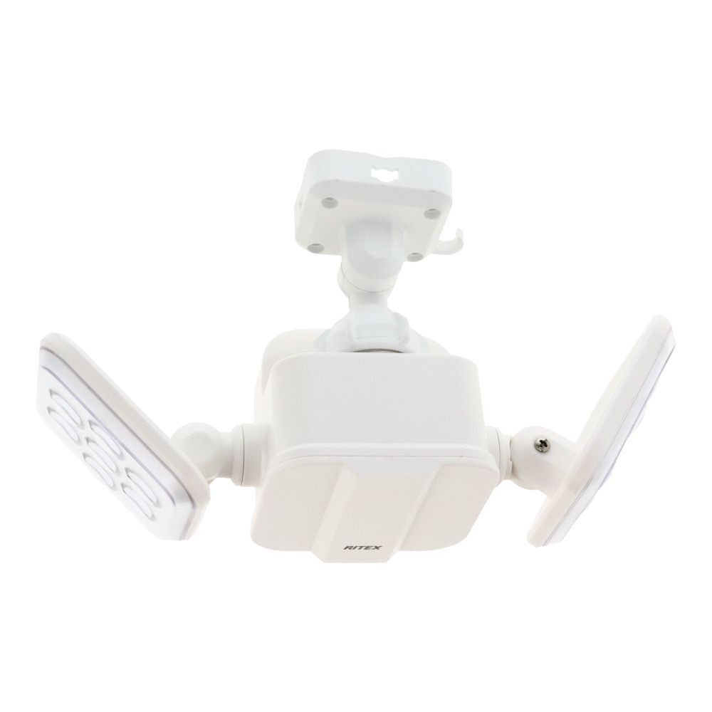５Ｗ×２灯　フリーアーム式LED乾電池センサーライト　ＬＤー２７０, 白, LD-270