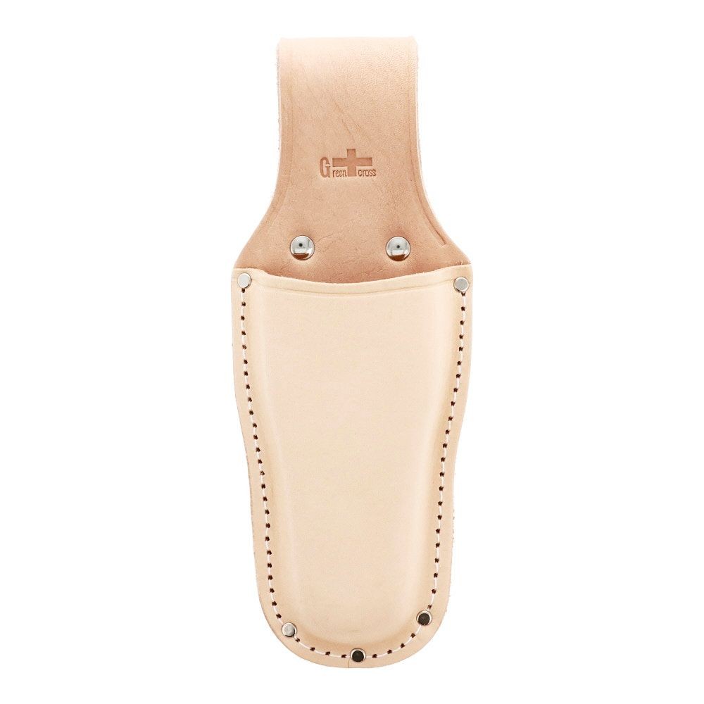 GREENCROSS 牛ヌメ皮製ミニカッター差し(ミゼットカッター差し) DP-28, ベージュ, ミニカッター差