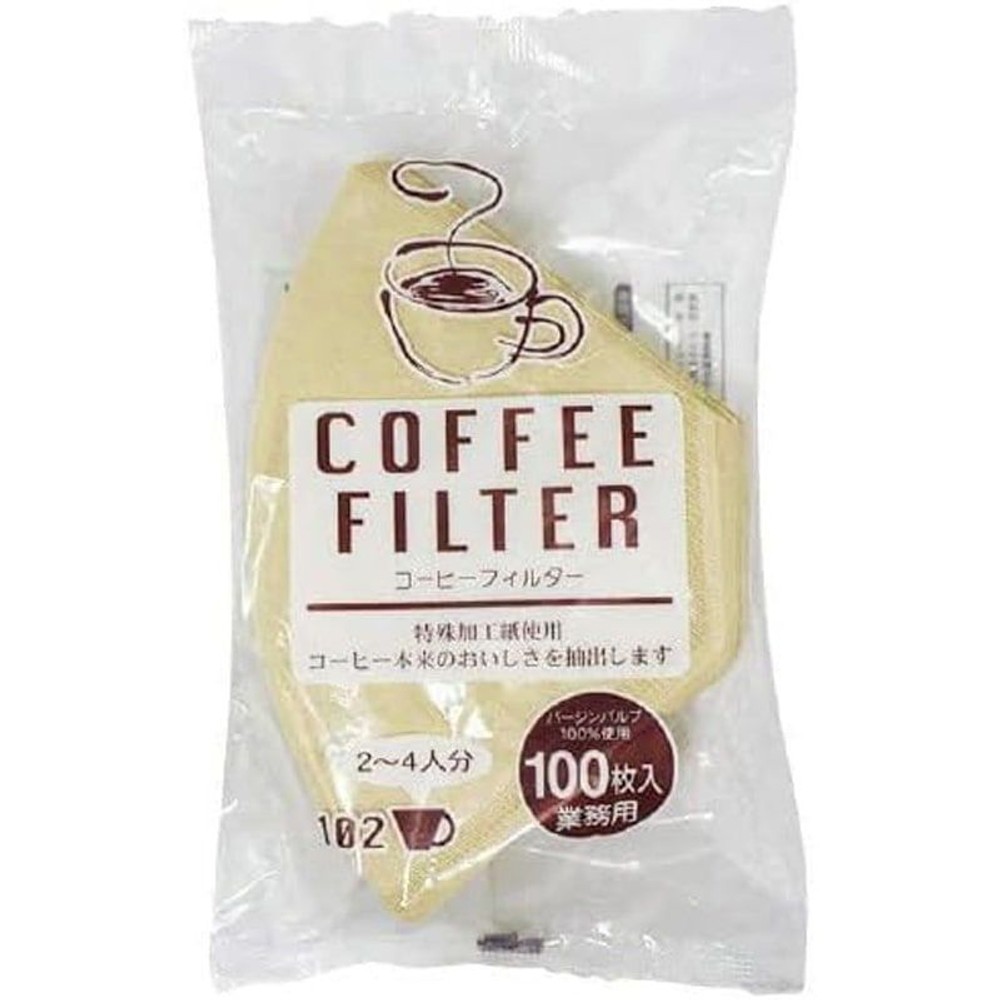コーヒーフィルター102未晒し　100枚, その他カラー１, その他サイズ１