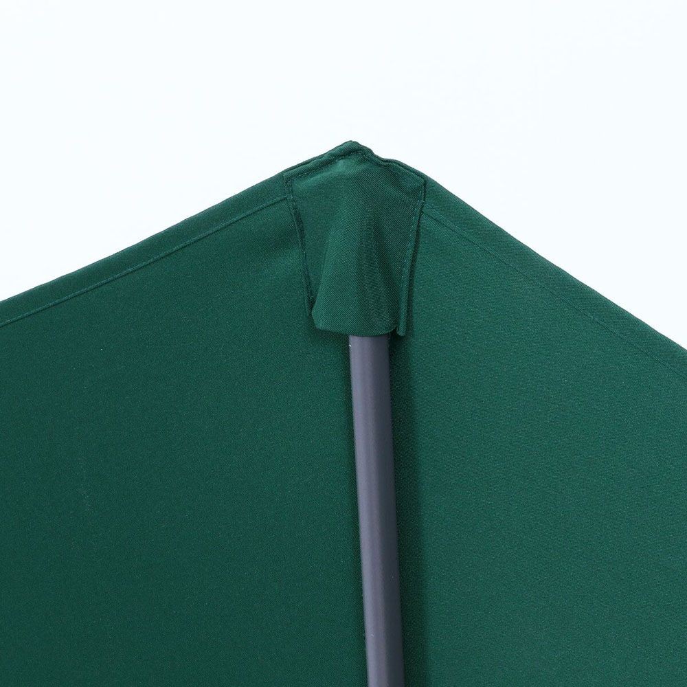 不二貿易  半円パラソル, アイボリー, 直径約2.7m