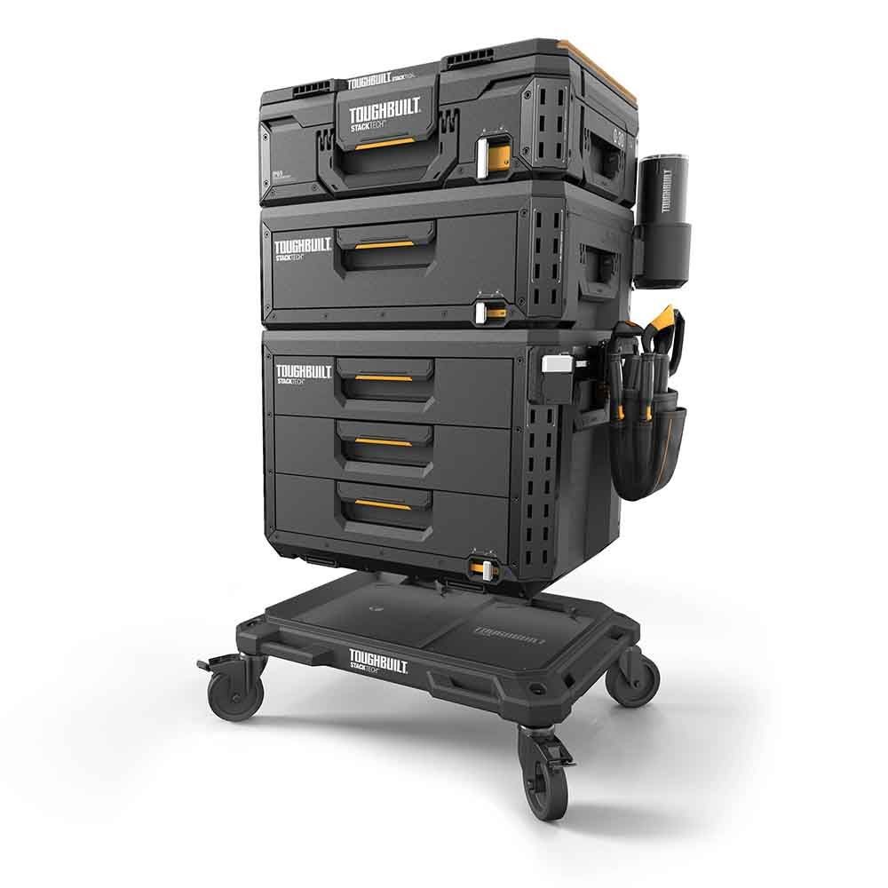 TOUGHBUILT（タフビルト）STACK TECH(スタックテック) 　ドーリーカート, ブラック, TB-B1-T-10