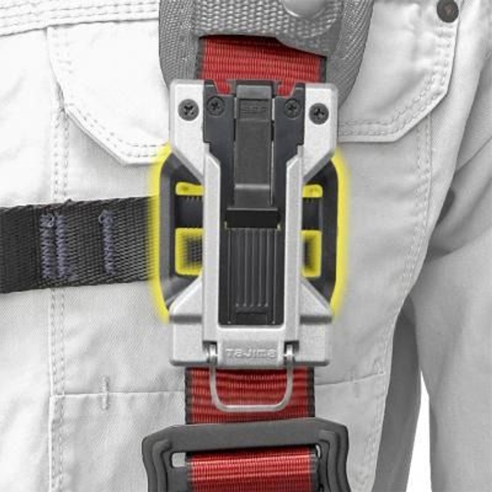 TAJIMA　セフホルダー縦ベルト用 フィット 胸ベルトストッパー　SF-FTHLDMBS, 黒, 2個セット