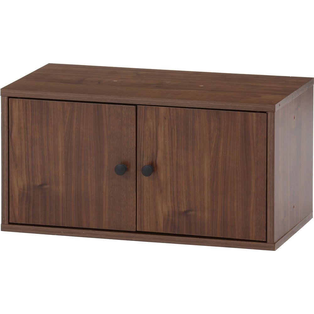 不二貿易 ＥＺＢＯ　コネクトボックス　扉付き　ＭＢＲ【メーカー直送・代引不可】, ブラウン, 幅600mm&times;奥行320mm&times;高さ310mm