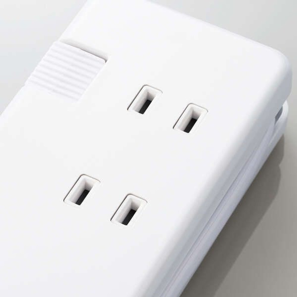 モバイルUSBタップ MOT-U13-2302WH, ホワイト, 0.25m