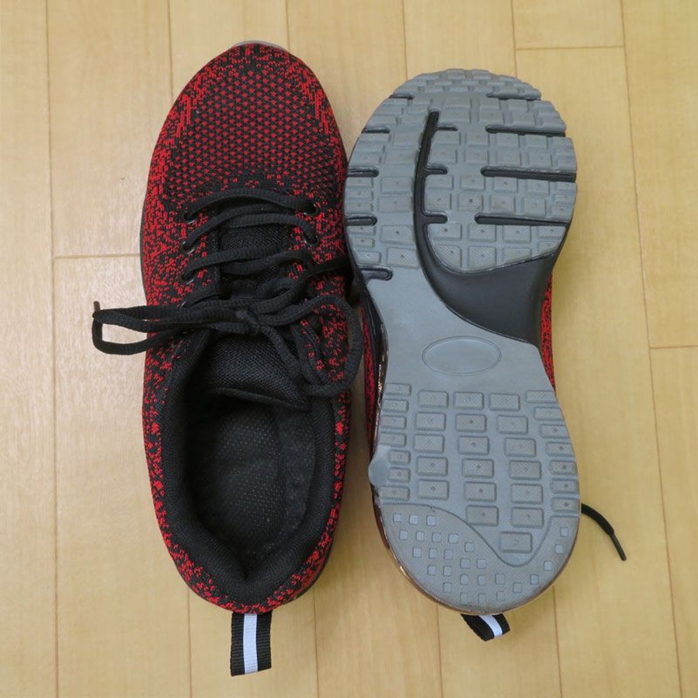 クッション性にすぐれたシューズ005Ｈ レッド, レッド（24.0）, 24.0cm