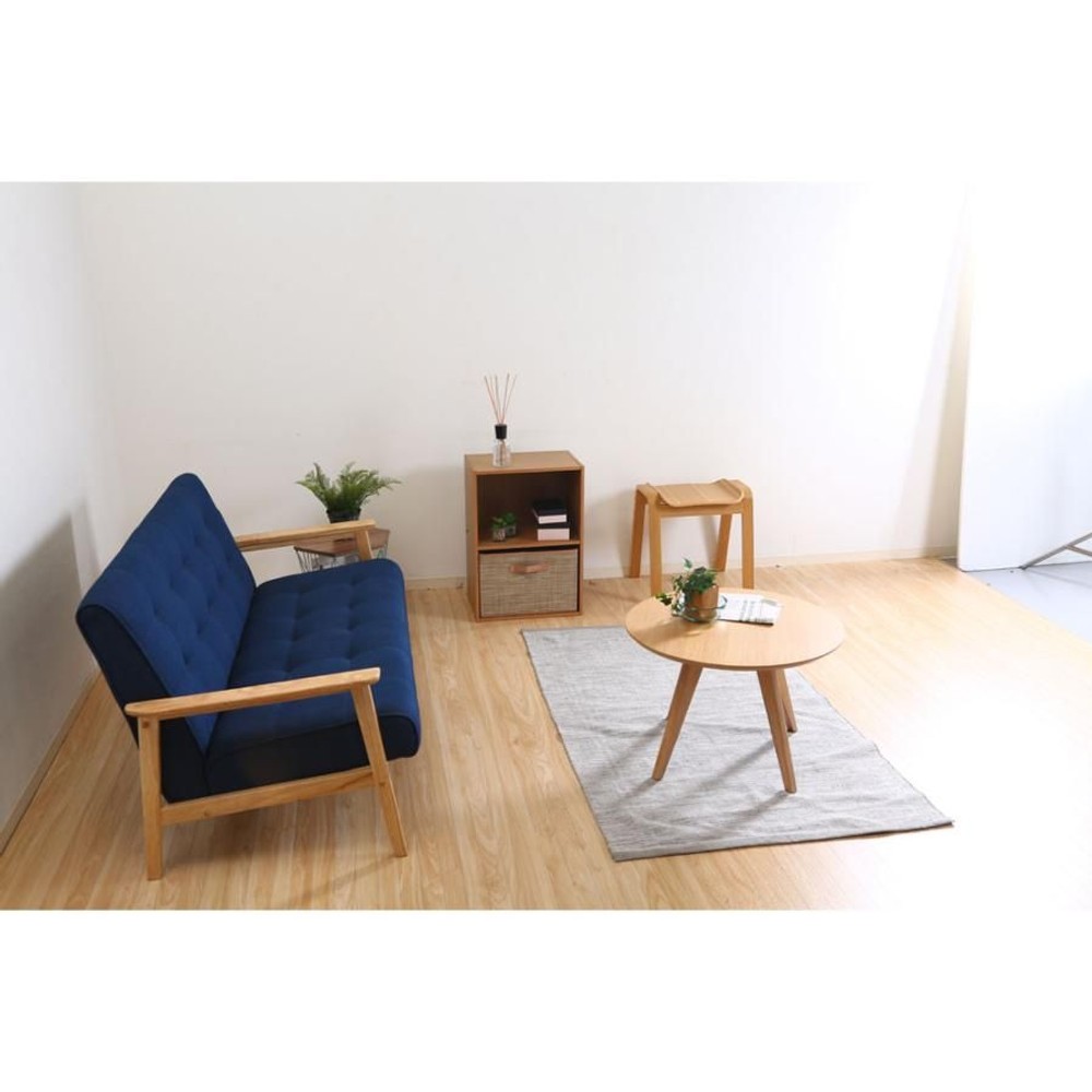 カラーボックス2段【メーカー直送・代引不可】, ナチュラル, 2段