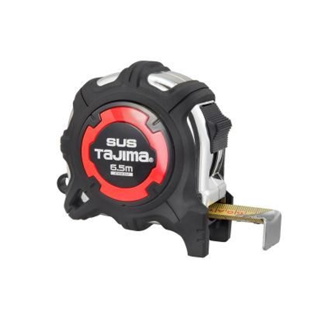 TAJIMA（タジマ）　剛厚Gステン 25mm幅6.5m　GAGSL25-65, ブラック, 6.5m