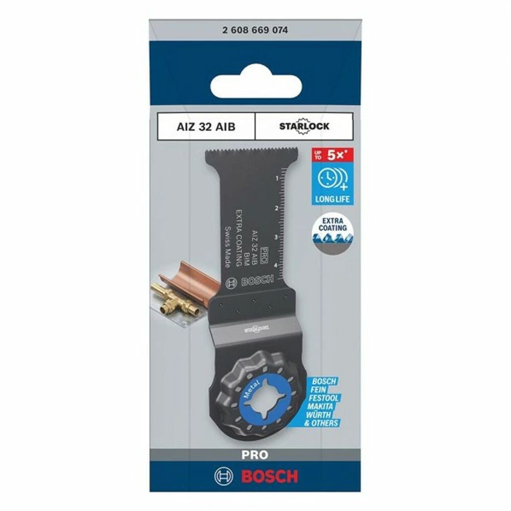 ボッシュ 金属ステン用ブレード AIZ43AIB, ブラック, 刃幅32mm&times;刃長50mm