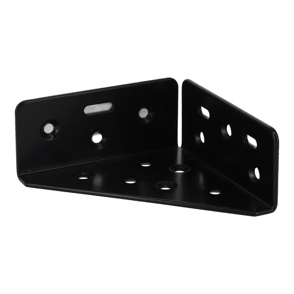 ２×４金具コーナー金具タイプ３５×８０×８０, 黒, コーナー