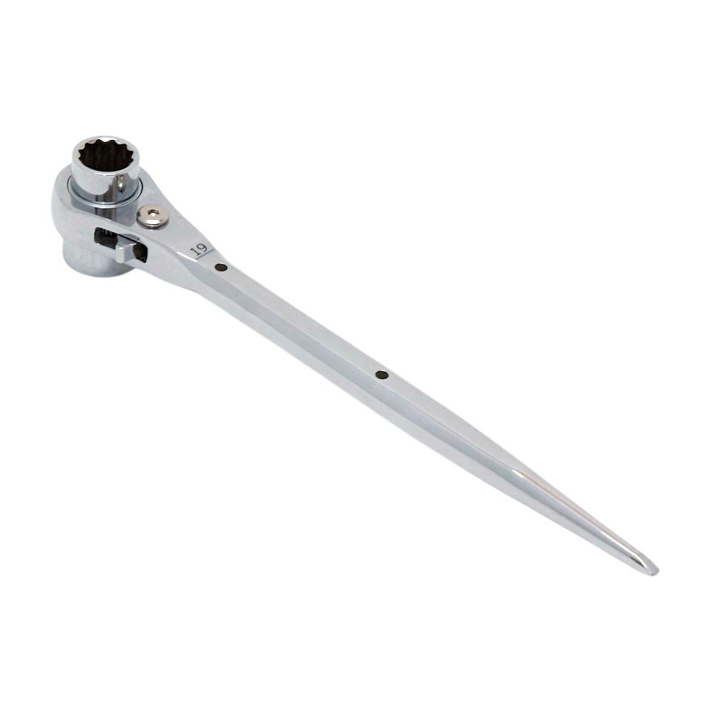 MUSTTOOL ラチェットレンチ ストレートシノ付 RW-1924S, -, -