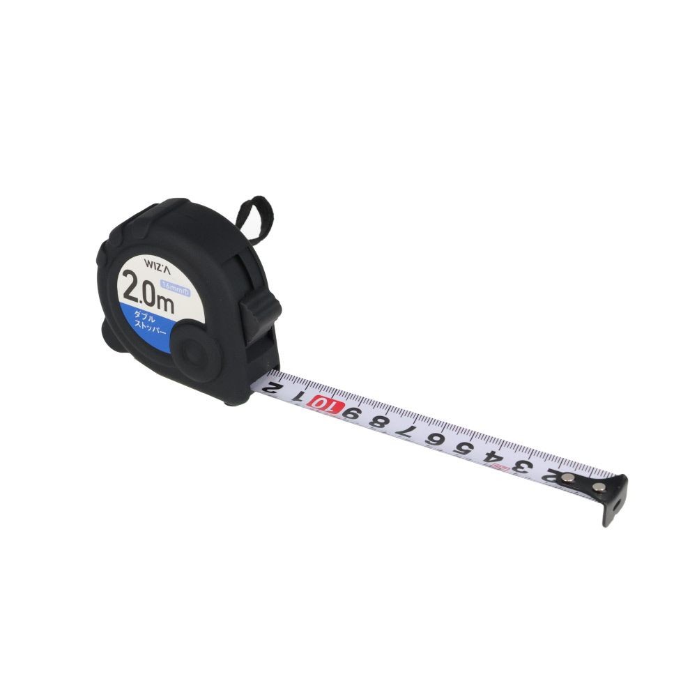 ウィザ WIZ'A　Ｗストップ付コンベ　２ｍ&times;１６ｍｍ, ブラック, 16mm&times;2m