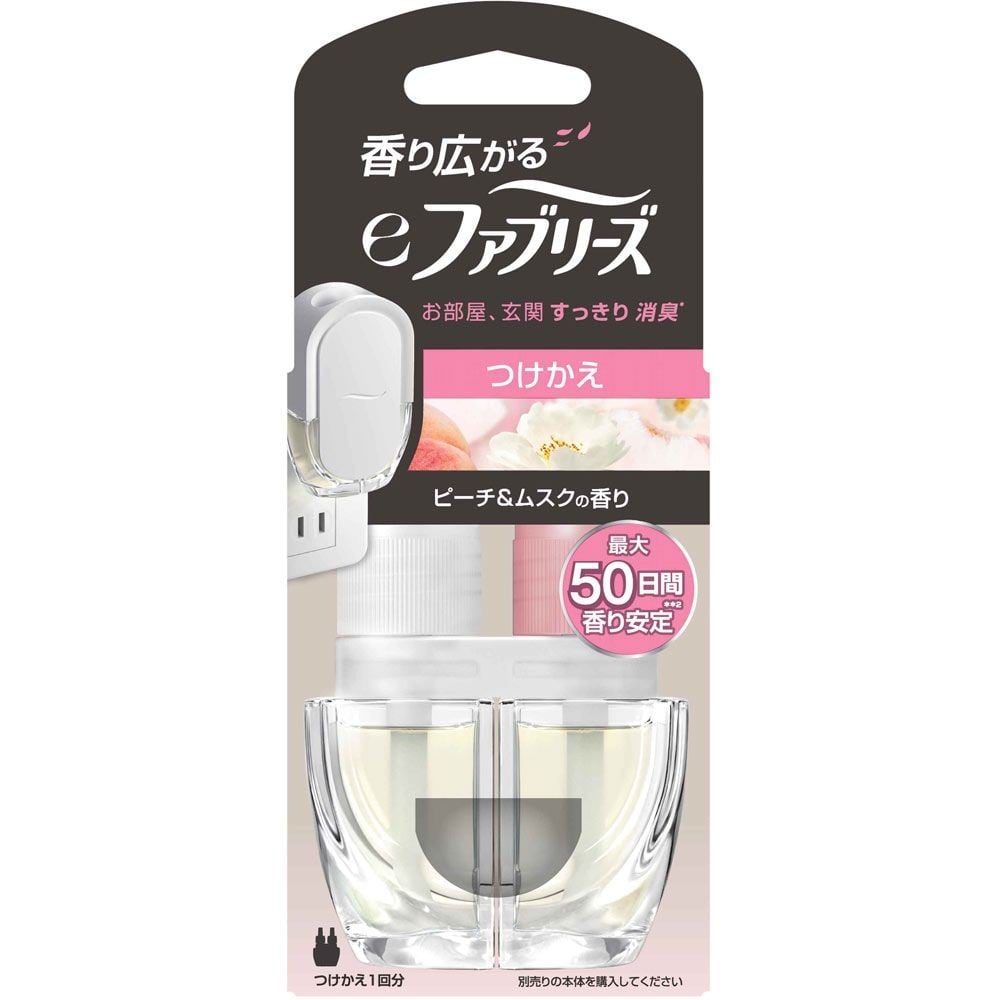 ｅファブリーズ　ピーチ＆ムスク　詰替, ピーチ＆ムスク, 詰替
