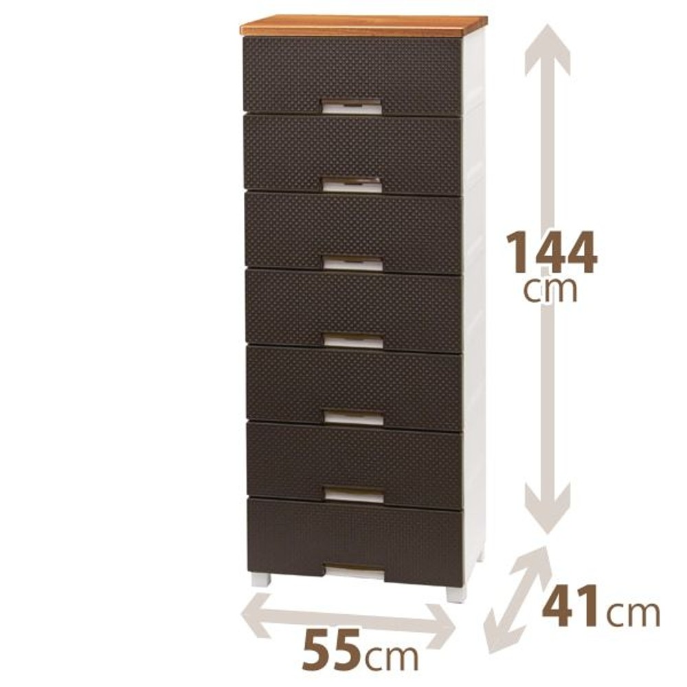 天馬　fits フィッツプラス　メッシュ　ブラウン　5段　チェスト フィッツプラス メッシュ テンマフィッツワールド